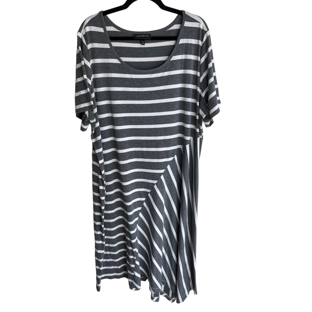 Lane Bryant Striped Maxi Dress